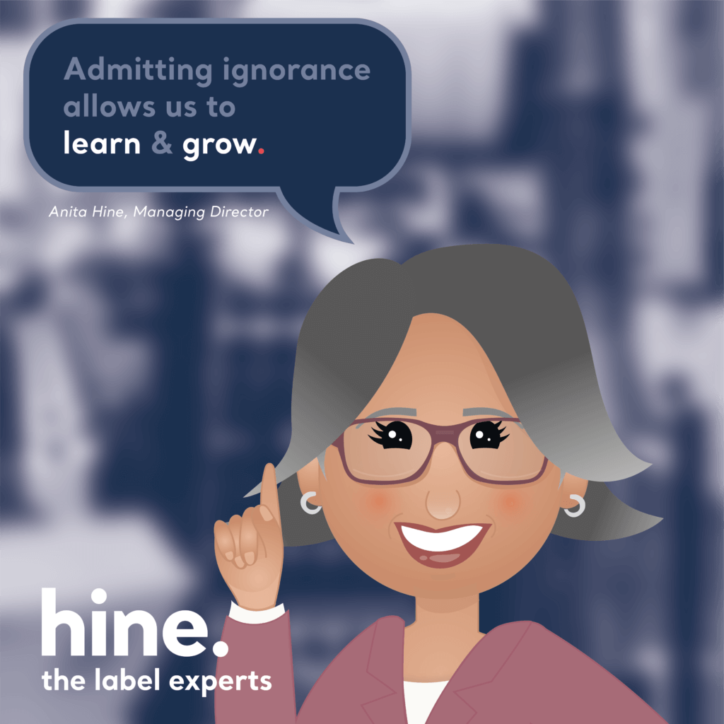 Aditting ignorance allows us to learn and grow