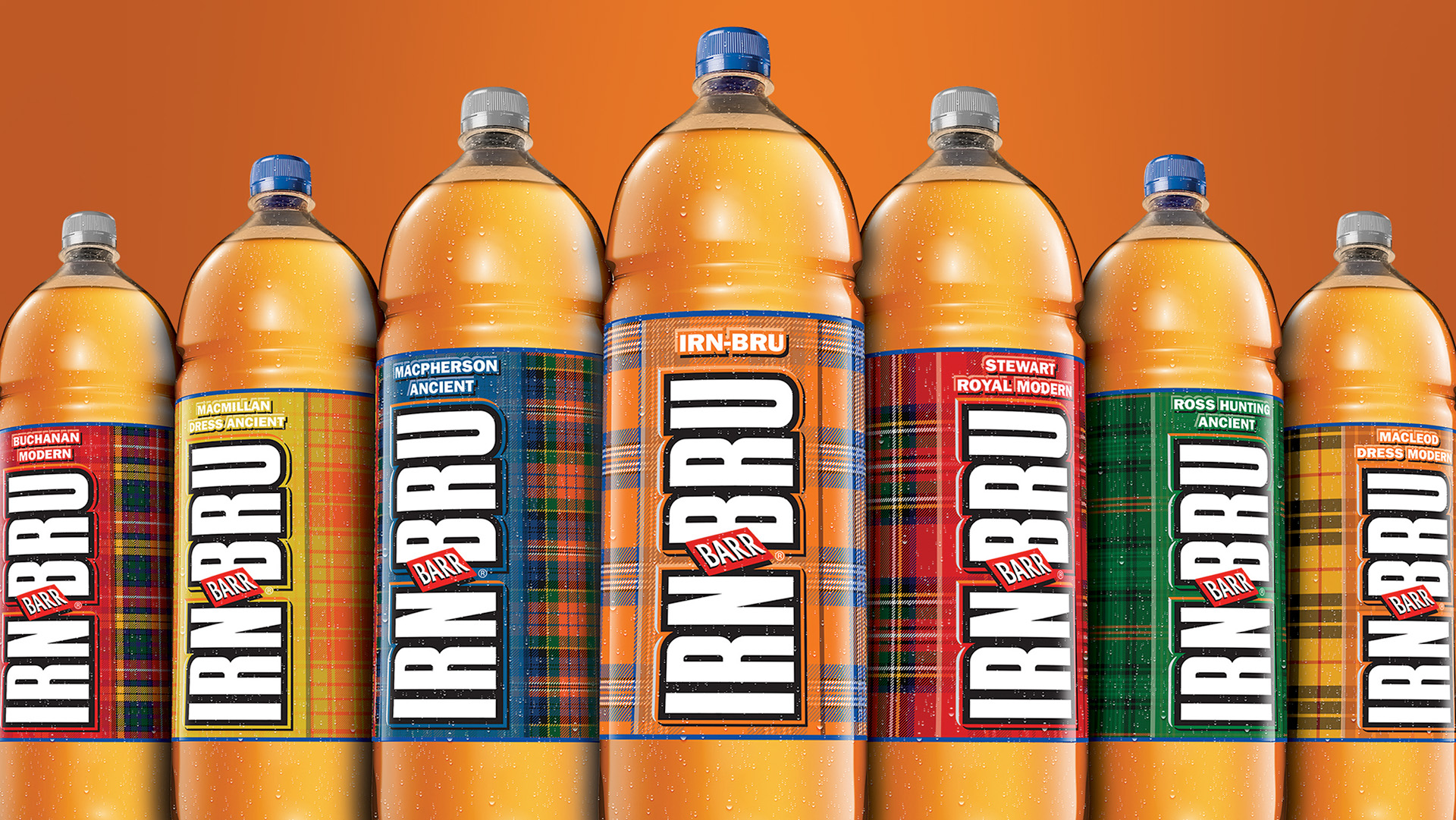 Personalised Ion Bru bottles