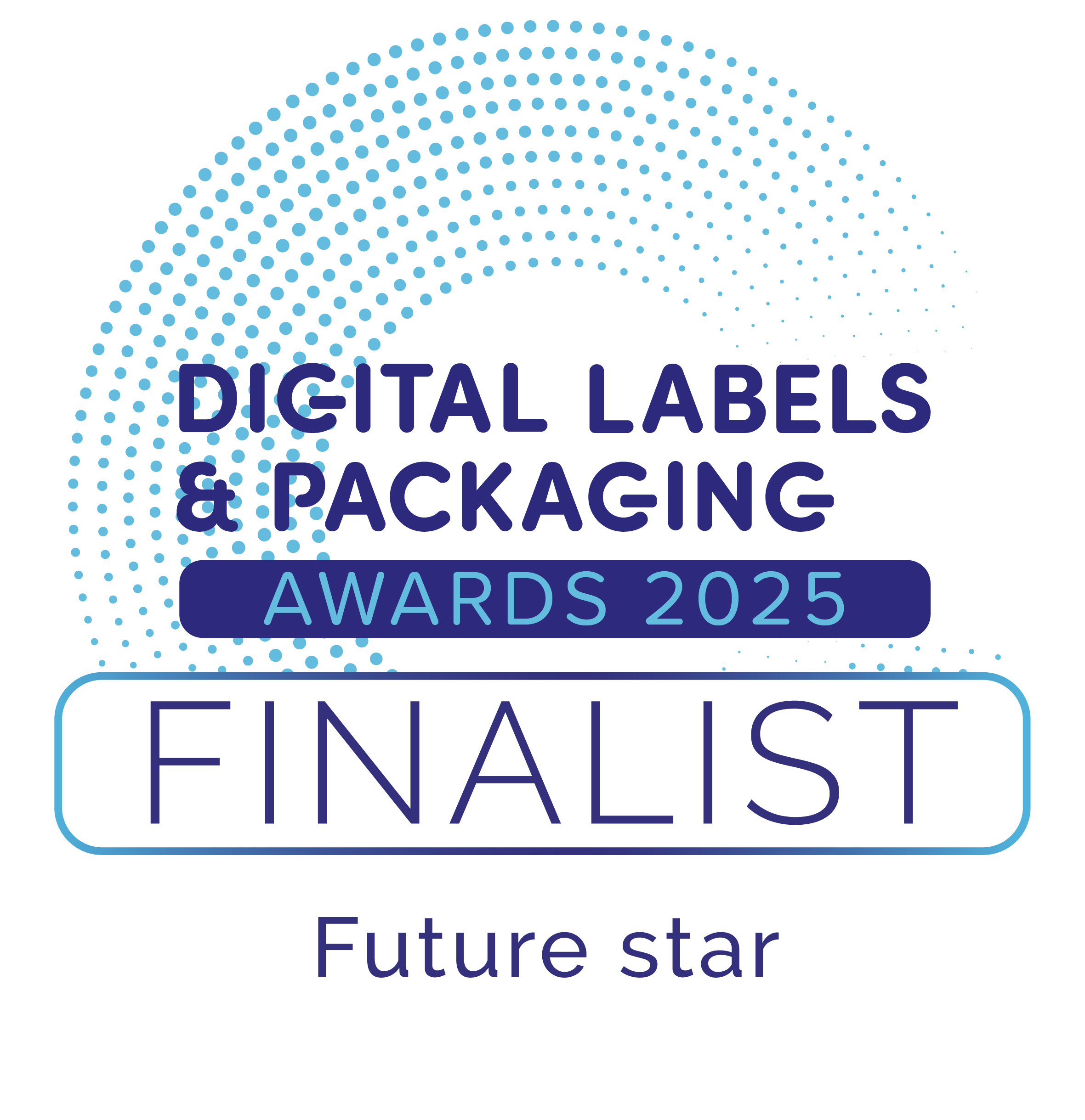 Digital Labels & Packaging Awards 2025 Finalist. Future star